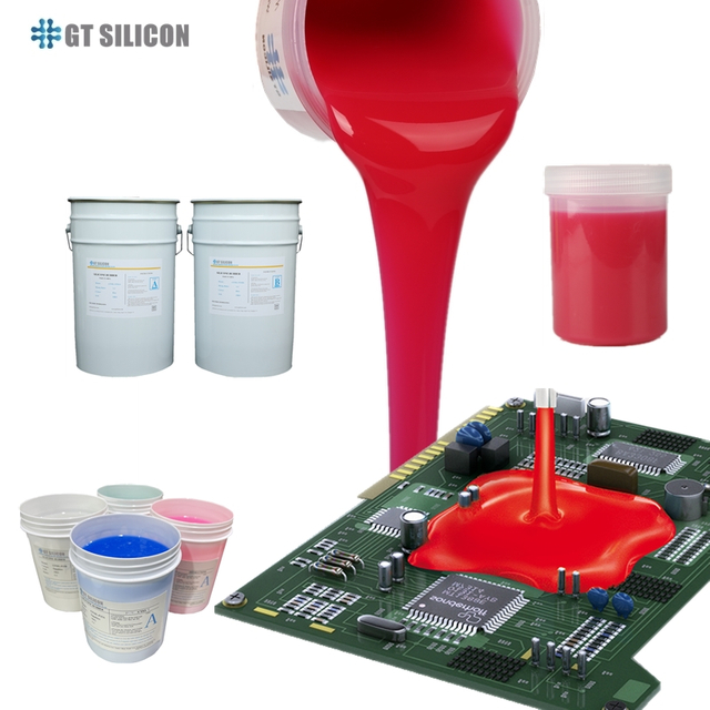 RTV2 liquide en caoutchouc en caoutchouc en caoutchouc en silicone de haute qualité pour la carte PCB électronique industrielle